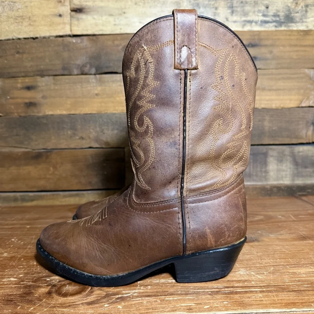 Kid’s Smoky Mountain Boots 3034C “Denver” Brown‎ Western Cowboy Boot size 3